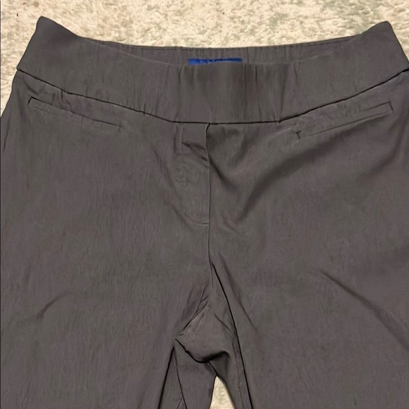 Apt. 9 Gray Cropped Ankle Pants with Slim Fit - Picture 3 of 4